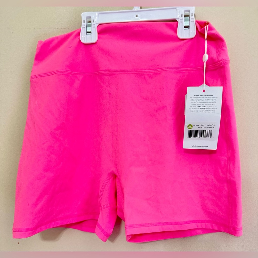BuffBunny Pink Athletic Shorts - Picture 5 of 6